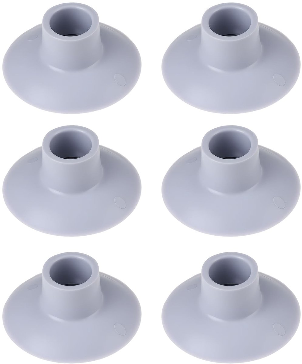 Dailygoods - Dailygoody - Suction Cups - 6Pcs sterke rubberen zuignappen - 25x75mm formaat - geschikt voor caravan en trampoline - stevige bevestiging - perfe