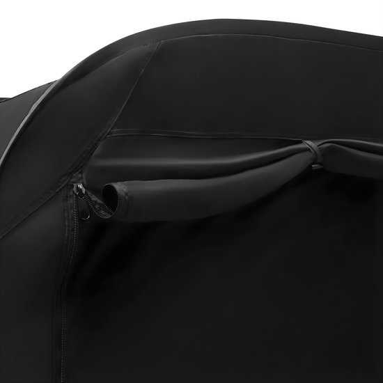 Opvouwbare Bed Tent - Pop-Up Slaaptent - Ademend - Met Opbergtas - Voor Camping en Outdoor - 190x90x100 cm - Zwart — afbeelding 4