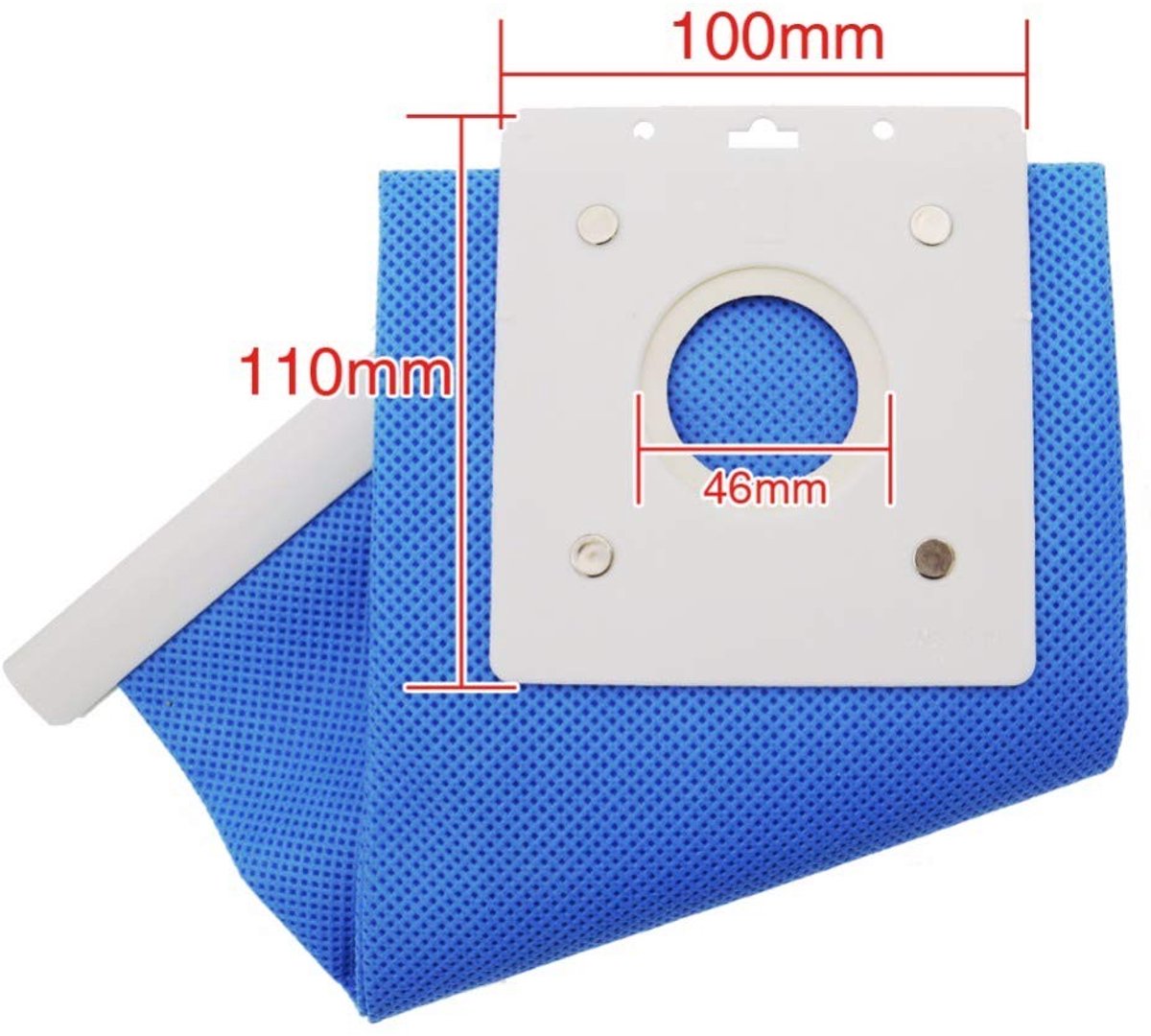 Dailygoods - Dailygoody - Stofzuiger Onderdelen - Herbruikbare Stofzakken - Eenvoudig te Leegmaken - Compact Formaat - Geschikt voor Samsung - Houd je Stofzuiger i...