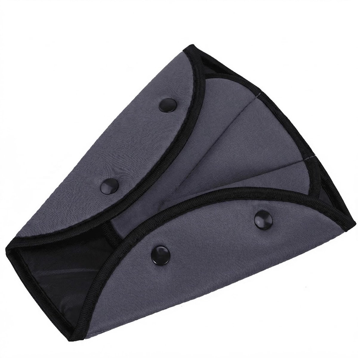 Dailygoods - Dailygoody - Veilige Autogordel Versteller voor Kinderen - Comfortabele Schouder- en Neksteun (Grijs)