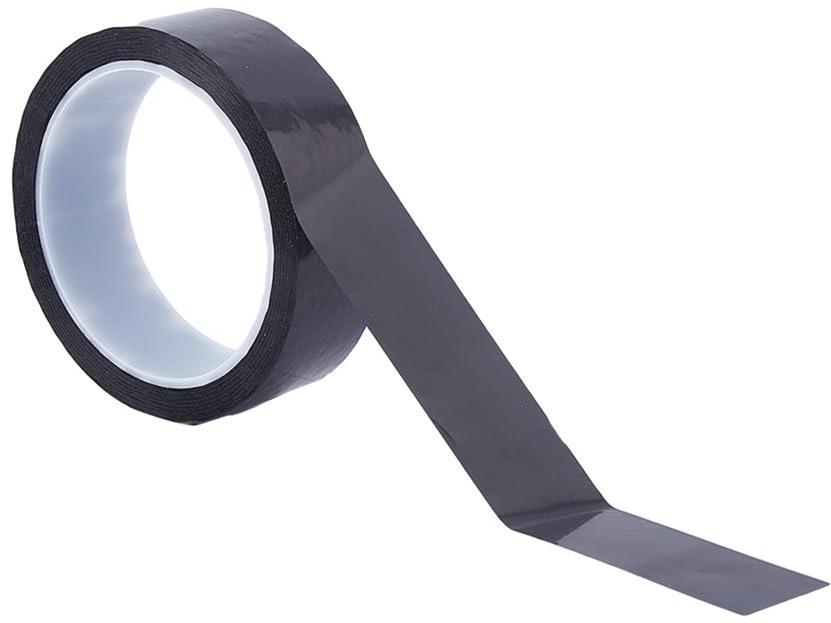 Dailygoods - Dailygoody - Verduisterende tape - Lichtblokkerende sticker - Ideaal voor ramen - Zwart - Dimband - Verstevigd en eenvoudig aan te brengen - Geschikt ...