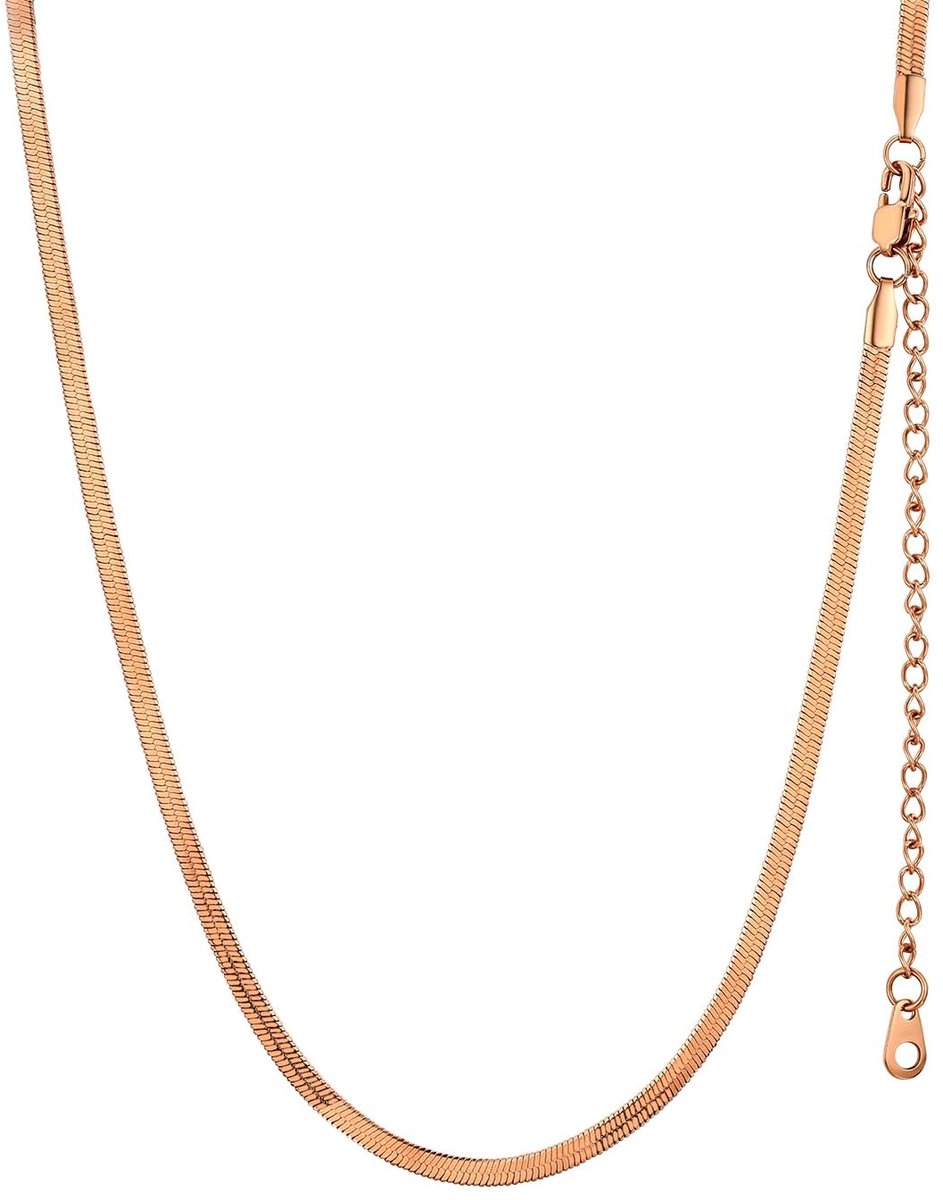 Dailygoods - Slangketting Roestvrij Staal Uniseks