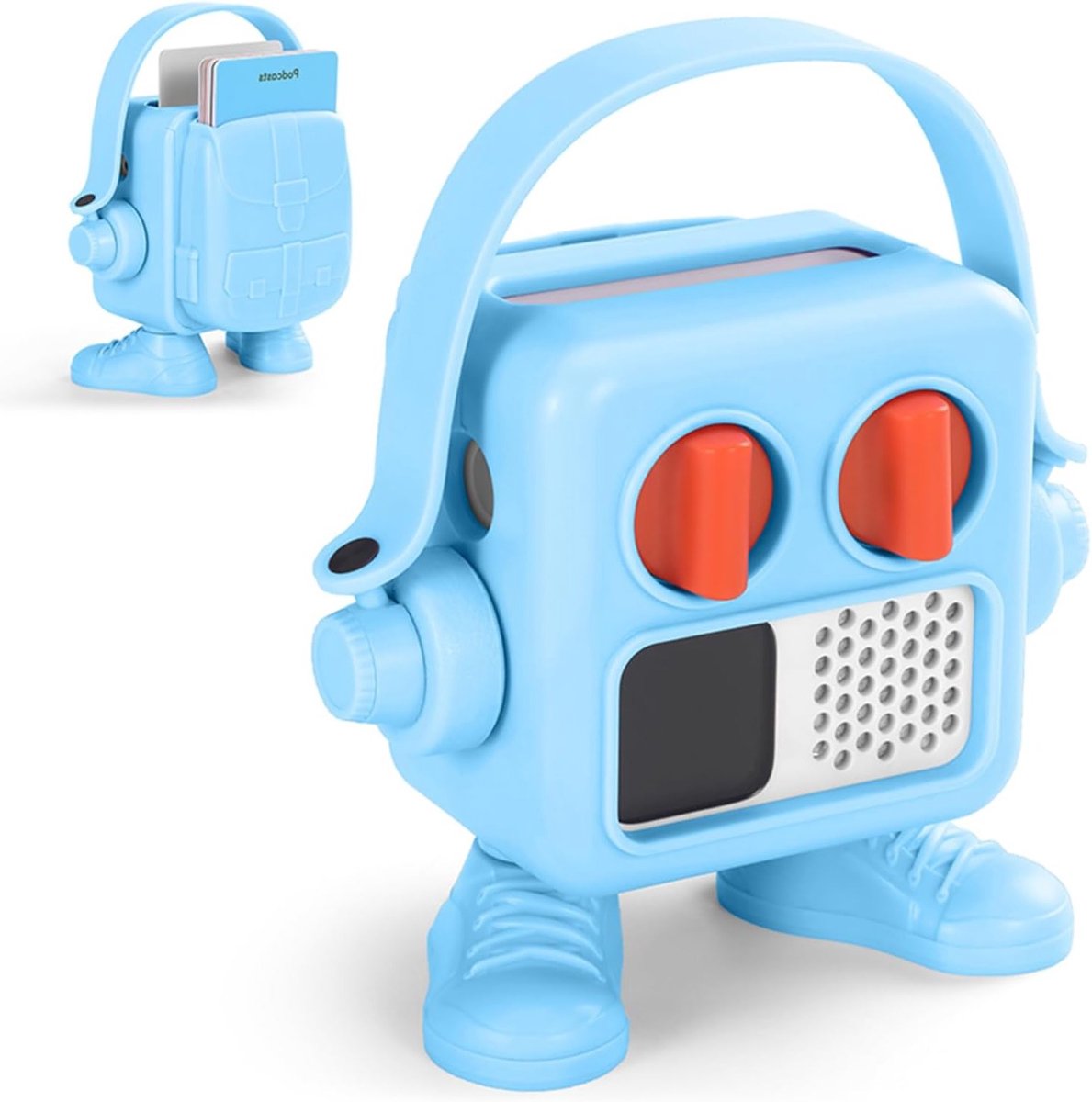 Beschermende Hard Case voor Yoto Mini Player - Stevige Plastic Cover voor Mini Audio Speaker en Audio Kaarten (Blauw)