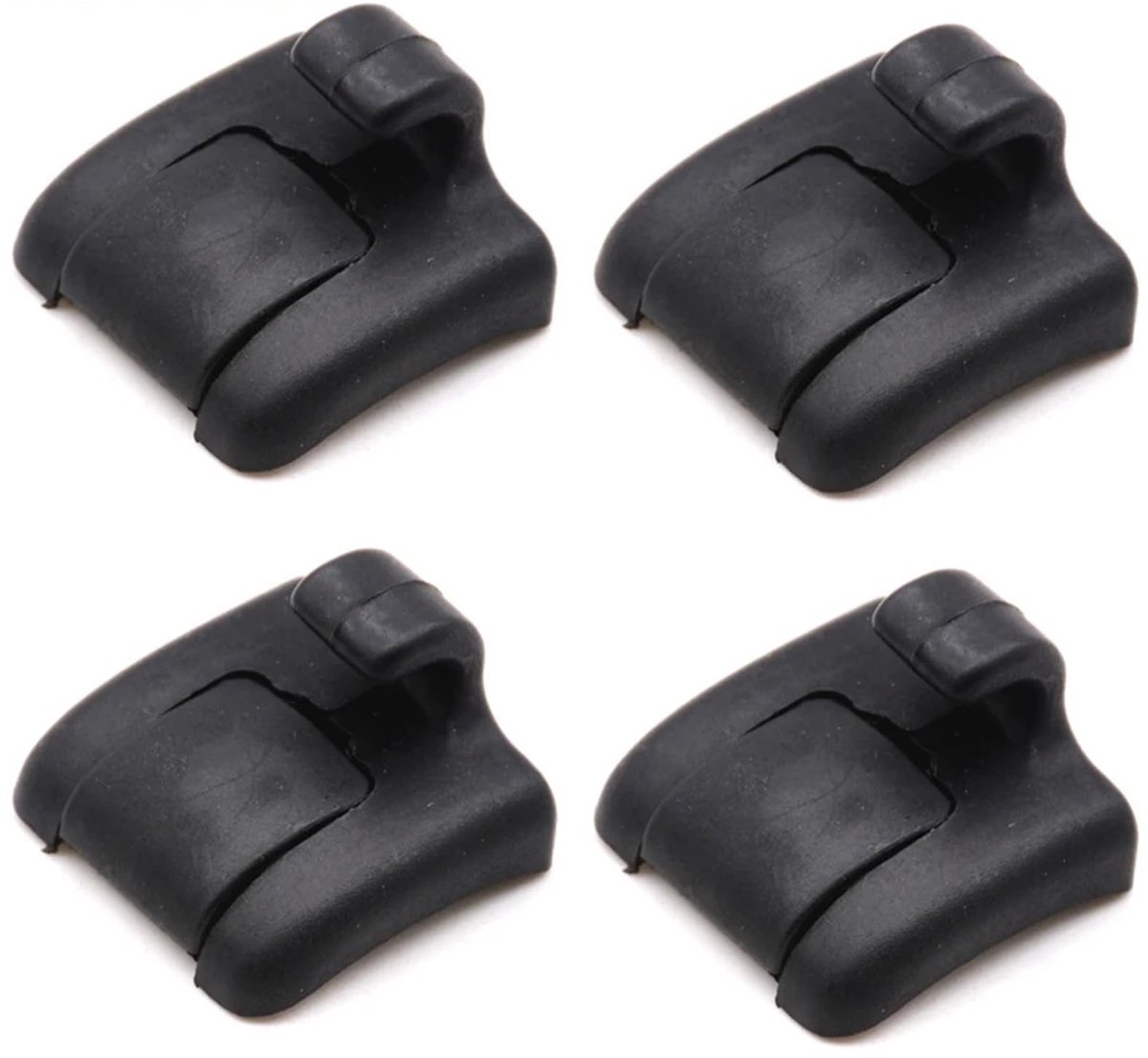 Dailygoods - Set van 4 Clips voor Achterdeurraam Rolgordijnen voor Audi