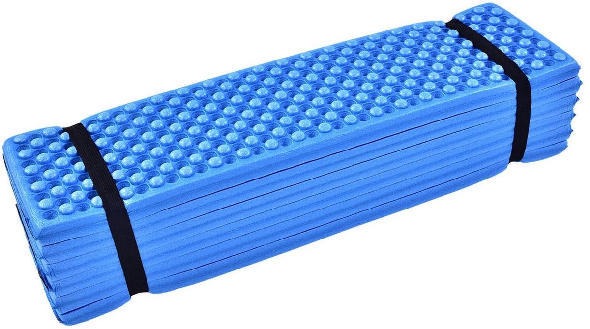 Dailygoods - Outdoor Schuimmat - Vouwtent Slaapmat - Ideaal Voor Camping en Strand - Duurzaam Materiaal - Antislip - Blauw