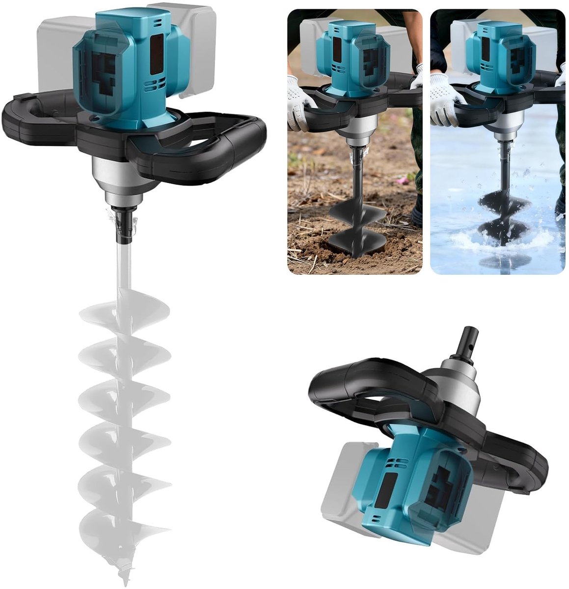 Dailygoods - Professionele Accu-Grondboor met Borstelloze Motor
