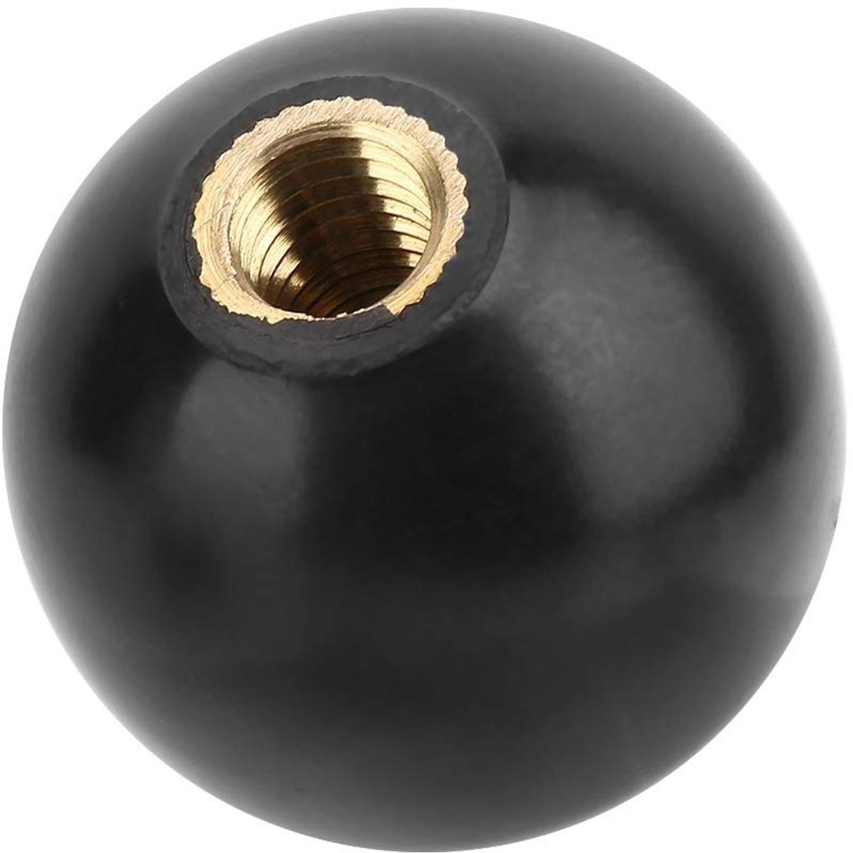 Dailygoods - Dailygoody - Ball lever knob - M10x35 - Hoogwaardige bakelite - Zwart - Vervangingshandgrepen - Geschikt voor machinebediening - Inclusief installatie