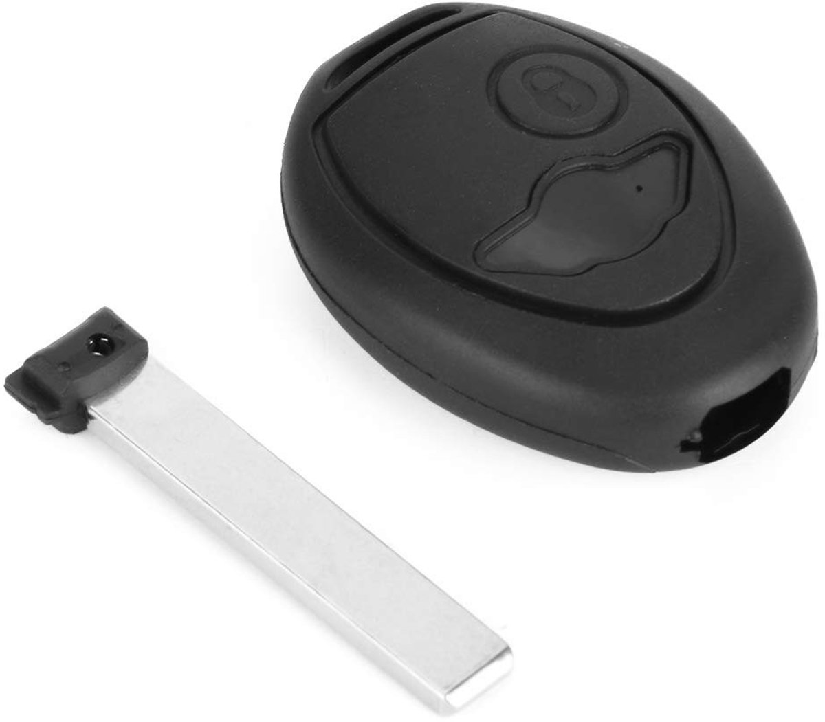 Dailygoody - Auto Afstandsbediening Case - Zwarte Sleutelhanger - Duurzaam en Beschermend - Compact en Handig - Geschikt voor One S R50