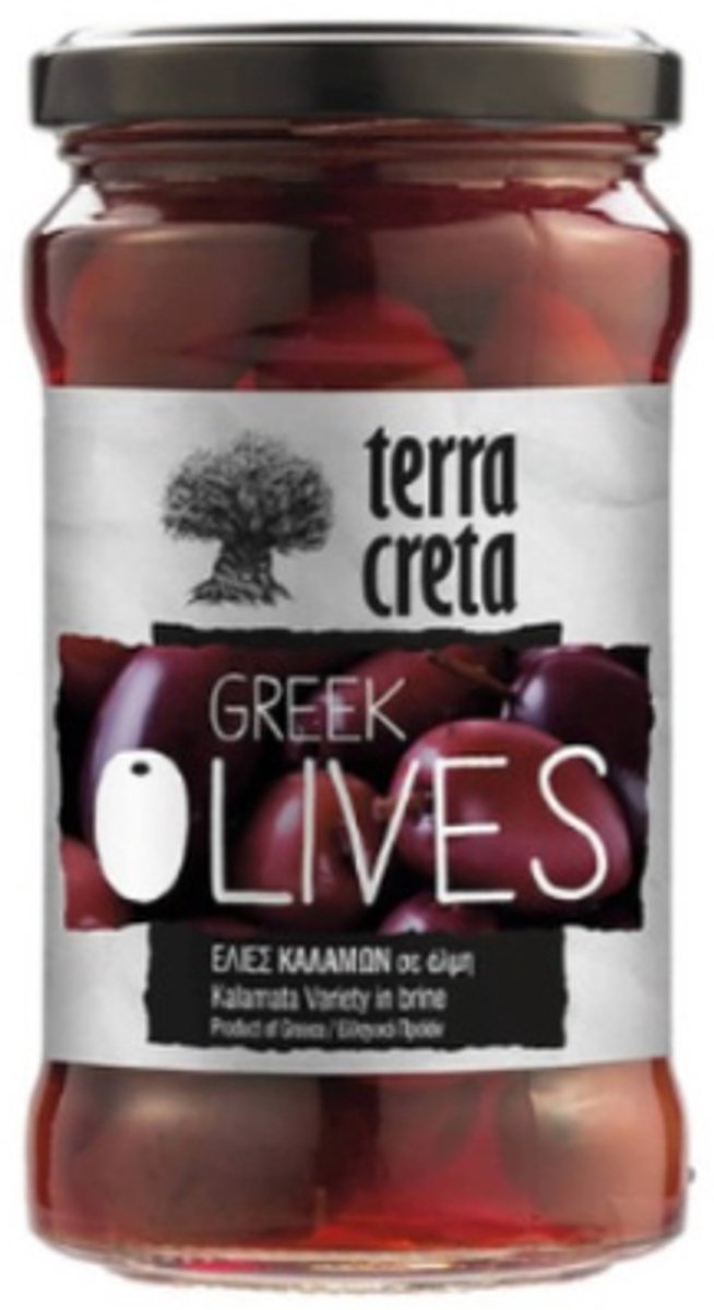 Terra Creta Kalamata Olijven 160 g – Puur & Natuurlijk