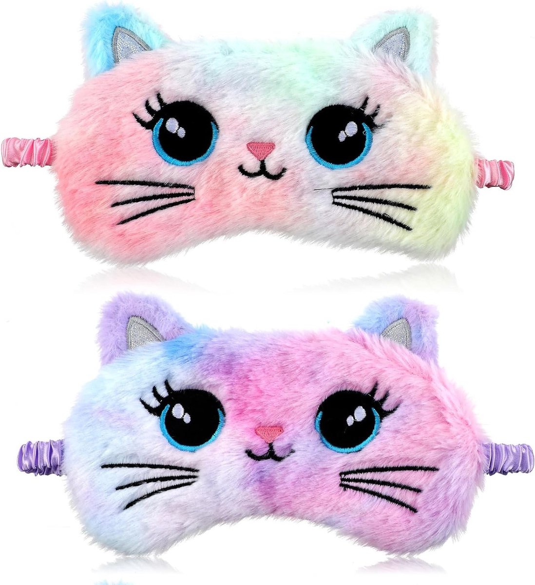 Zachte pluche slaapmaskers voor kinderen - comfortabele oogbedekking met schattige dieren voor reizen en dutjes
