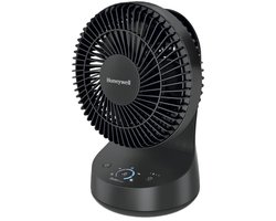 Tafelventilator stil – oscillerende bureauventilator met 5 snelheden en timer – zwart