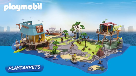 PLAYMOBIL Playcarpet Speelkleed - ISLAND van Merkloos — afbeelding 2