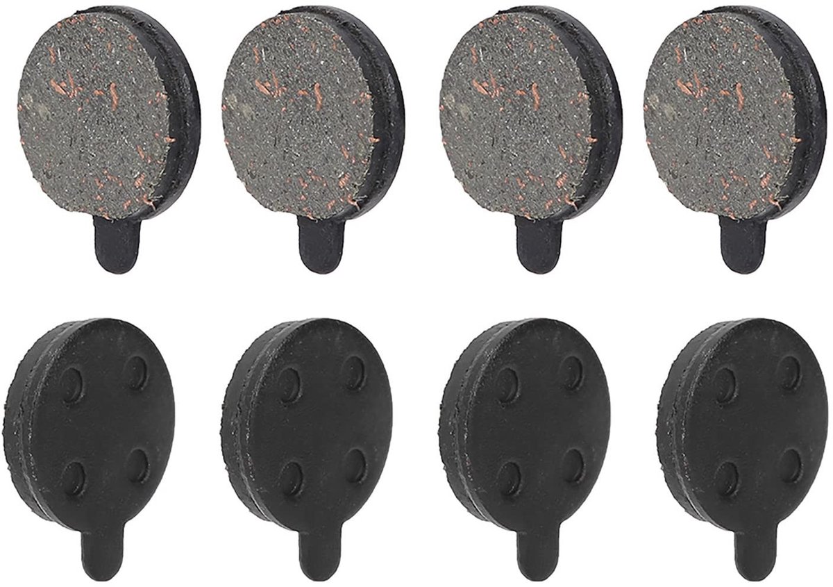 Dailygoody - Fietsremblokken - Halfmetalen Remblokken - Hoge Prestaties - 10 Inch - Schijfremblokken - Geschikt voor Fietsen en Scooters -