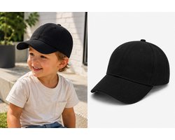 Baby Pet Zwart – Verstelbare Baseball Cap voor Jongens en Meisjes – Maat 48