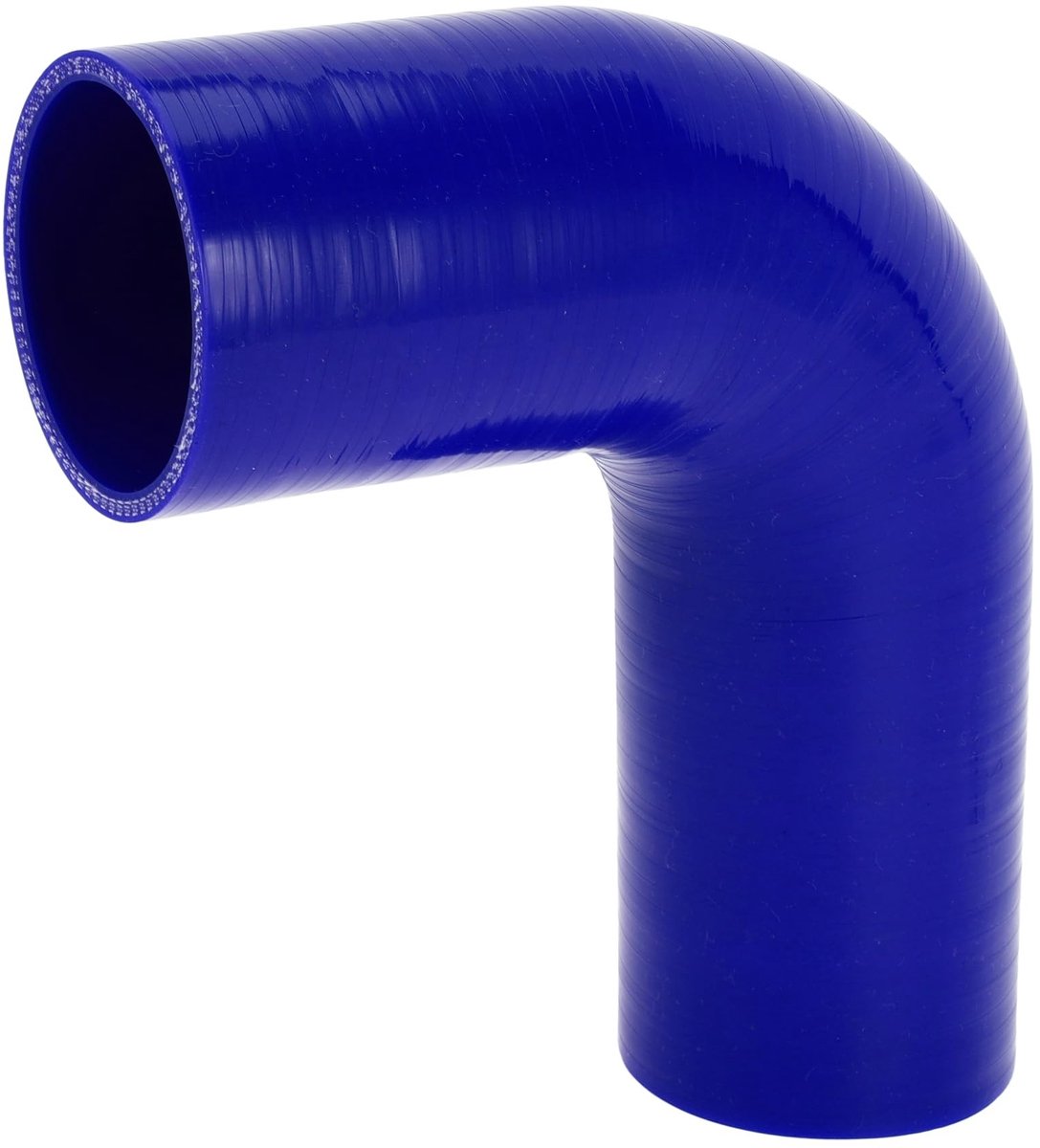 Dailygoods - Blauw Siliconen Slang 63mm ID 150mm Lengte 90 Graden Universeel