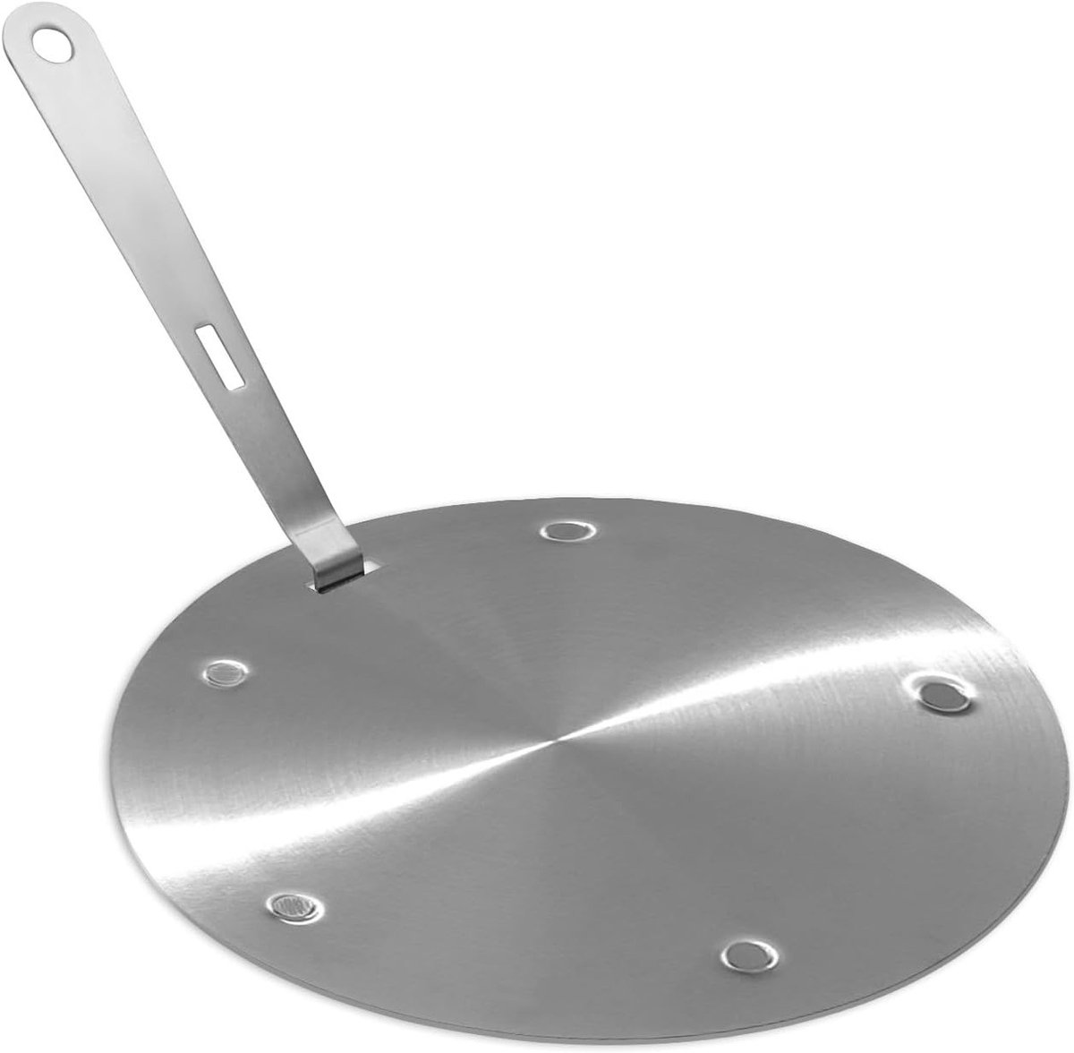 Heat Distribution Plate 20 cm - Inductie Adapter, Converter Schijf voor Inductiekookplaat met Afneembare Isolerende Handgreep - Geschikt voor Diverse Pannen