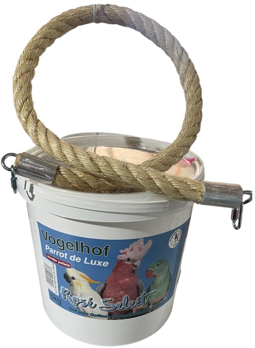 rose select 6 kg zonder pellets en sisal touw 1 meter 25 mm dikte