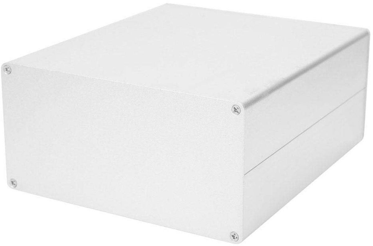 Projectdoos van Aluminium 80x160x180mm - Elektronische Behuizing voor DIY Projecten, Stroomvoorziening en Componenten