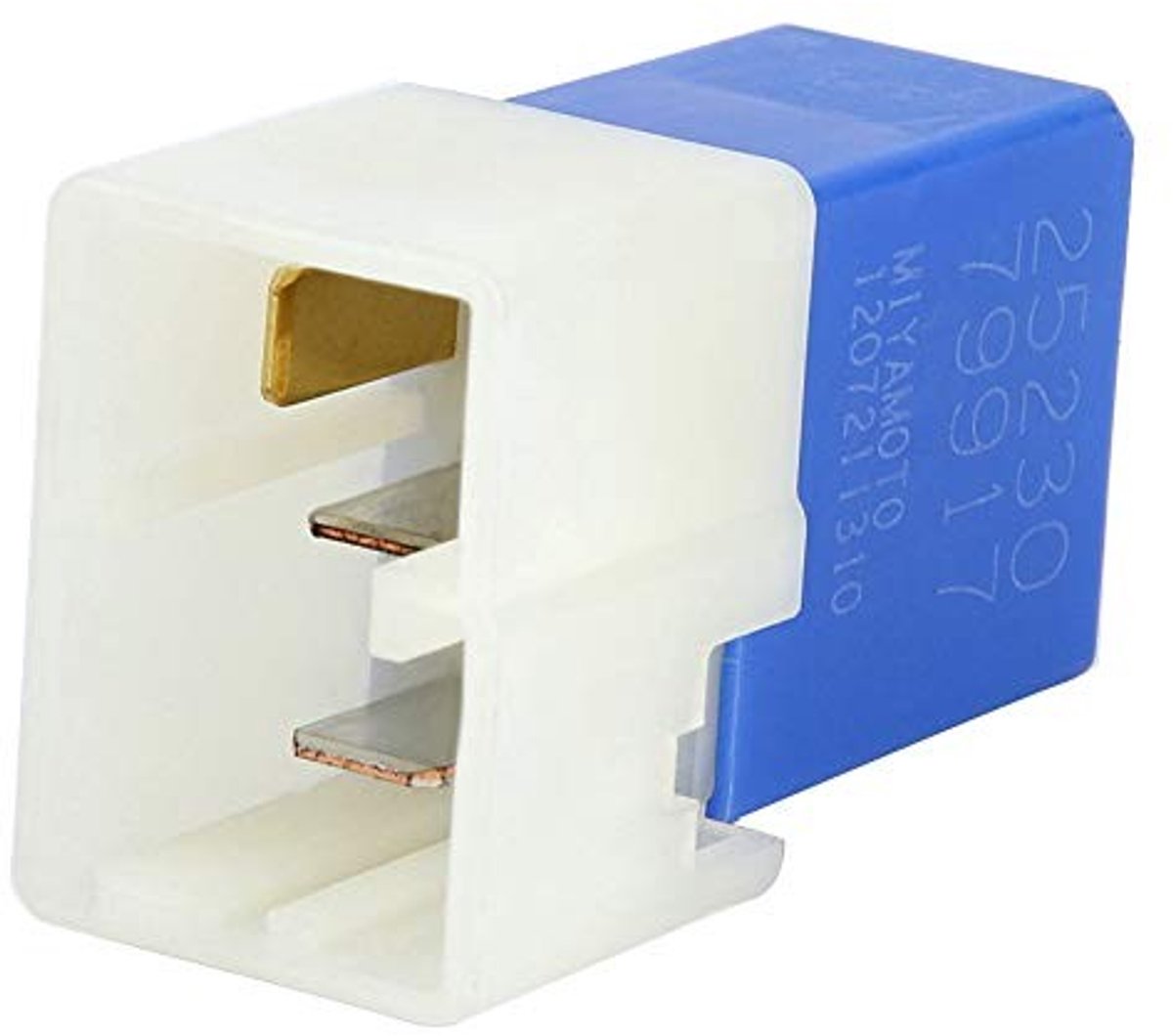 Dailygoods - Dailygoody - Multifunctioneel relais - Elektrisch relais - Betrouwbare werking - Blauw en wit - 4-pins aansluiting - Geschikt voor Nissan en Infi