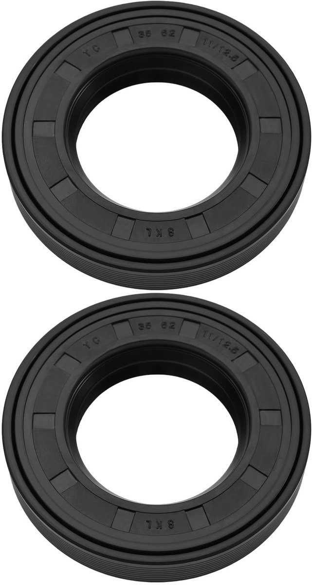 Dailygoods - Dailygoody - Wassen Afdichting Ring - Drum Lager Seal - 35x62x11/12.5mm - Hoge kwaliteit - Onderdeel 1249685007 - Geschikt voor verschillende wasmachi