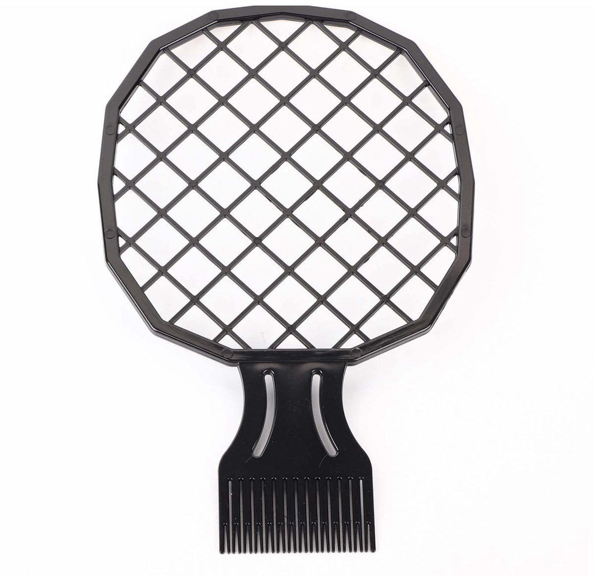 Dailygoods - Dailygoody - Afro Haar Racket - Dreadlocks Kam - Kappers Tool - Zwart - Twist Kam - Geschikt voor Krullend Haar - Model