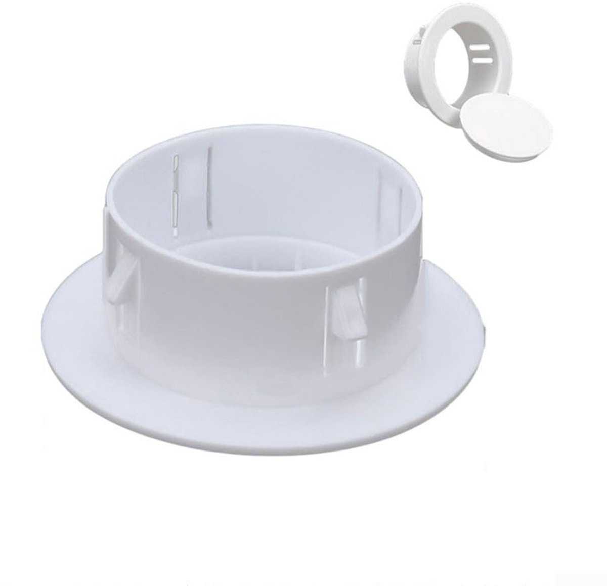 Dailygoods - Dailygoody - Decoratieve hoes voor airconditioning - Beschermhoes - 60 mm - Muurafdekking - Ventilatieopeningen - Geschikt voor muurgaten - Kleur zoal..
