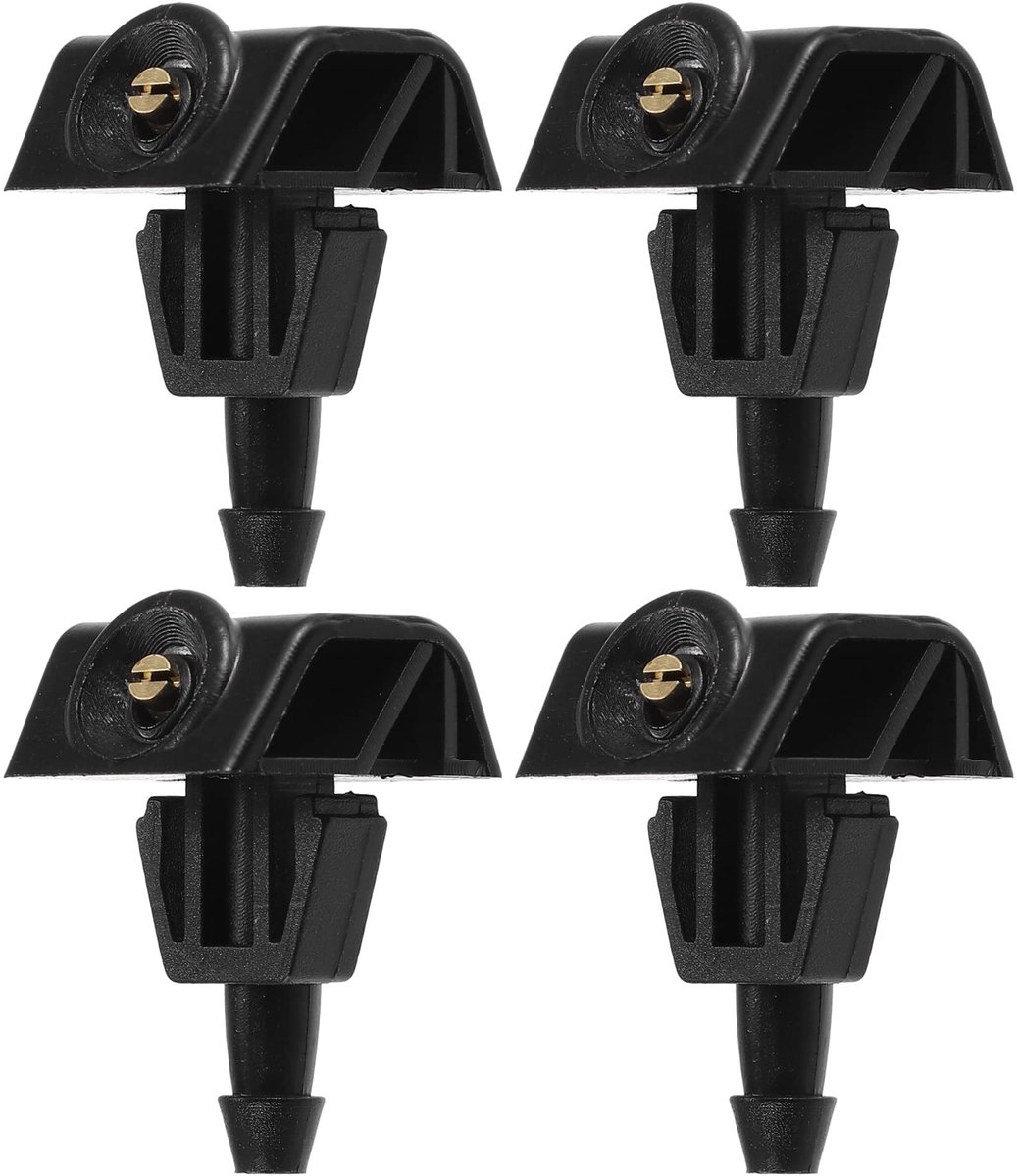 Dailygoods - Ruitenwissersproeier Mondstuk Spray Jet - 4 Stuks