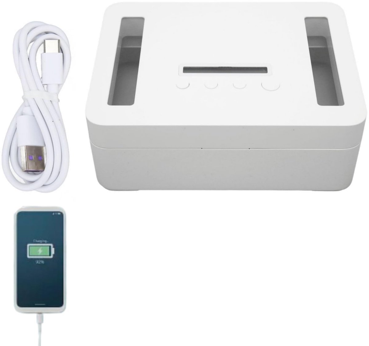 Dailygoods - Metalen Slotdoos met LED-display