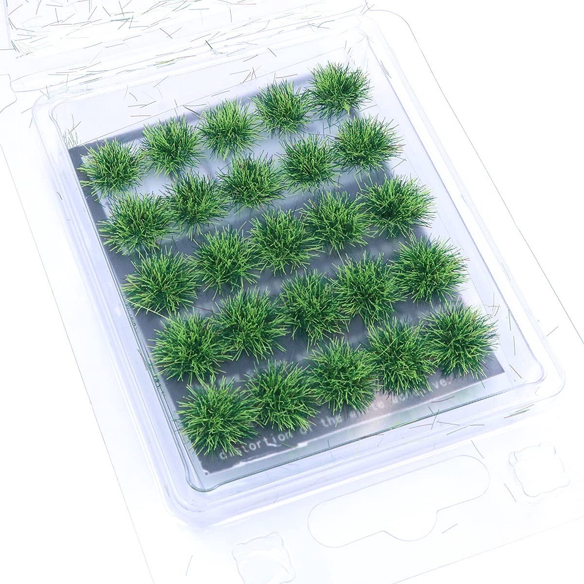 Dailygoods - Dailygoody - Grass Tufts Sandtafelset - Terrain Model Kit - Realistisch en veelzijdig - Groen - Struikgras-cluster - Geschikt voor miniatuurlandschapp.
