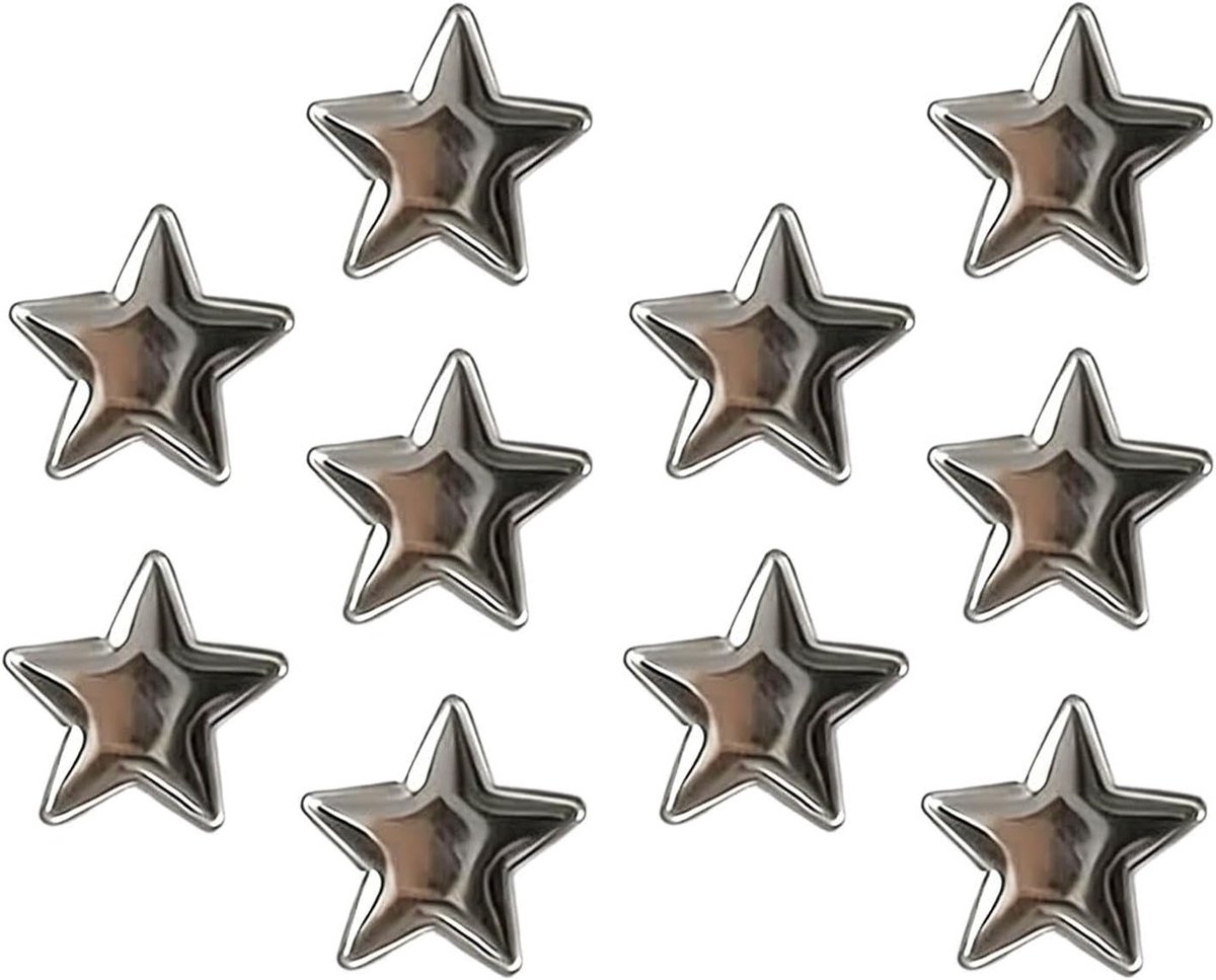 Schattige mini koelkastmagneten, 10 stuks kleurrijke hars sterren voor decoratie, perfect voor kasten, kluisjes en als organizer voor kantoor en thuis