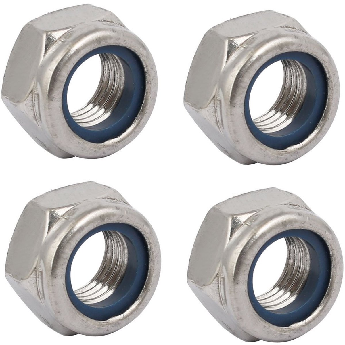 Dailygoods - Dailygoody - Zeskantmoeren M12 x 1,5 mm - Roestvrij Staal - Sterk en Corrosiebestendig - Voor Huis en Industrie - 4 Stuks