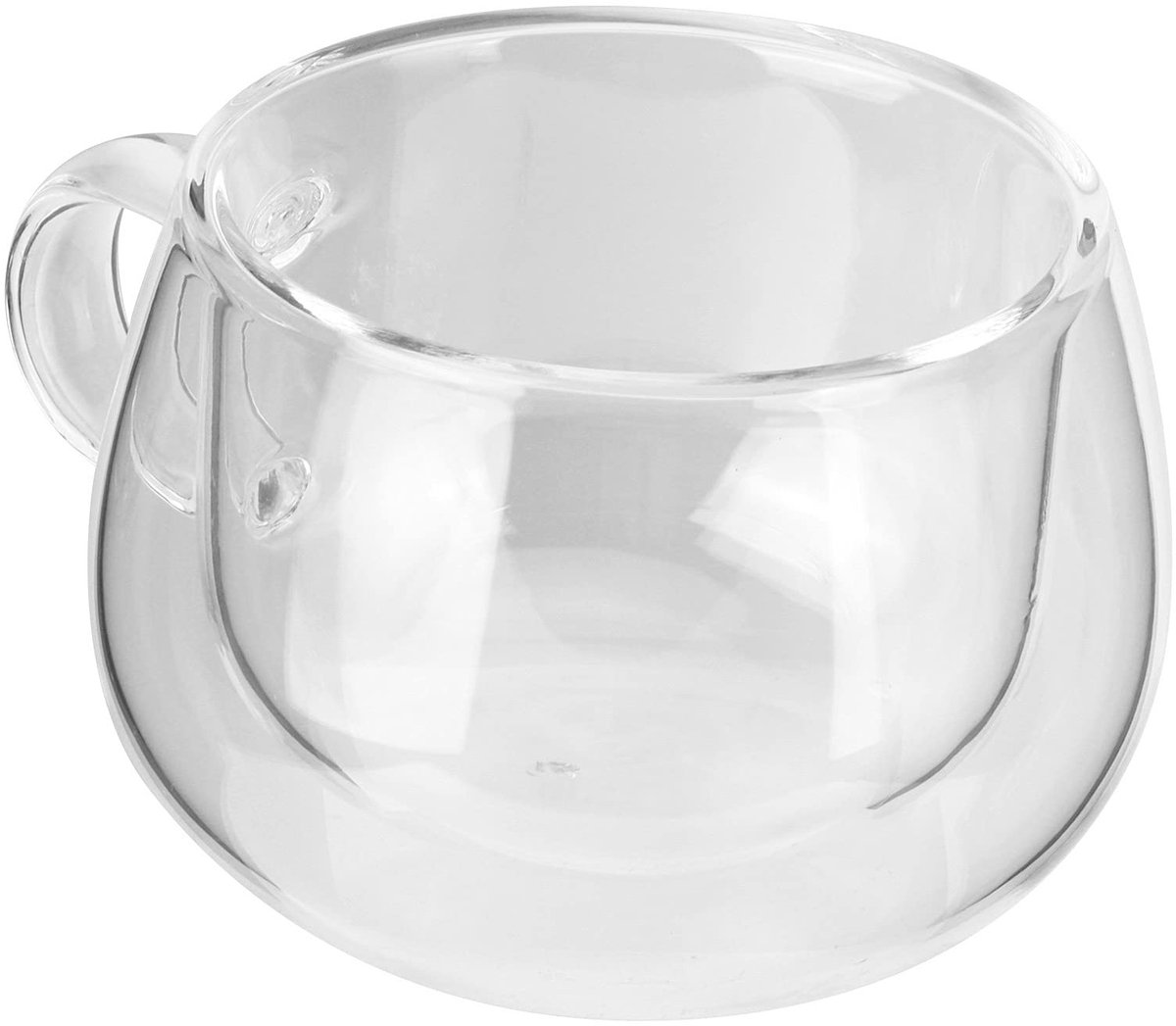 Dailygoods - Dailygoody - Glazen cappuccino kopjes - Dubbelwandige espresso 150 ml - Thermisch glas - Transparant - Koffiedrinkservice - Geschikt voor feesten en s..