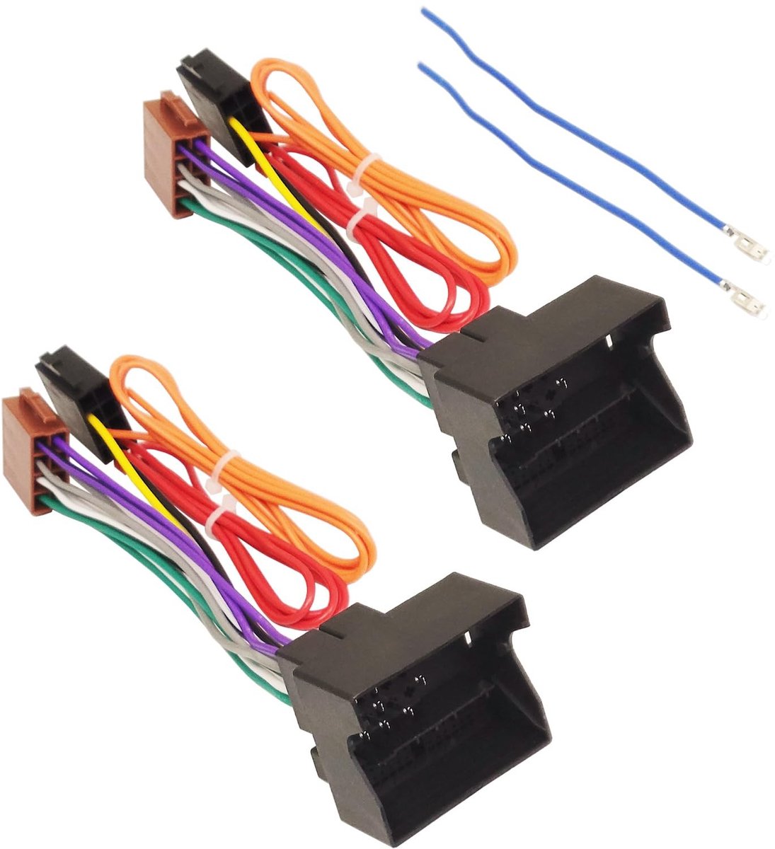 Dailygoods - Dailygoody - ISO Wiring Harness Adapter - 16 Pin Male naar Female Connector - Autoconnectors - Voertuigbedrading - Verbindt elektrische systemen - Ges