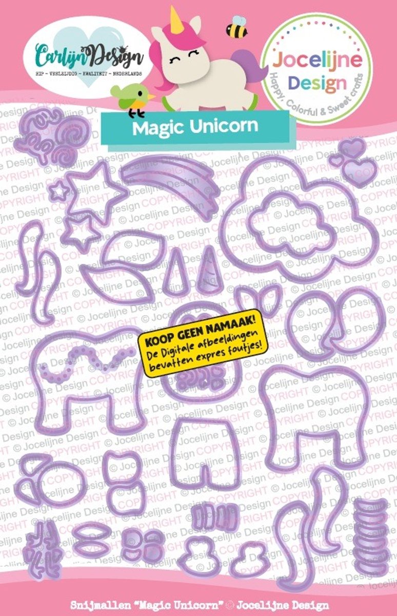 Snijmallen Magic unicorn