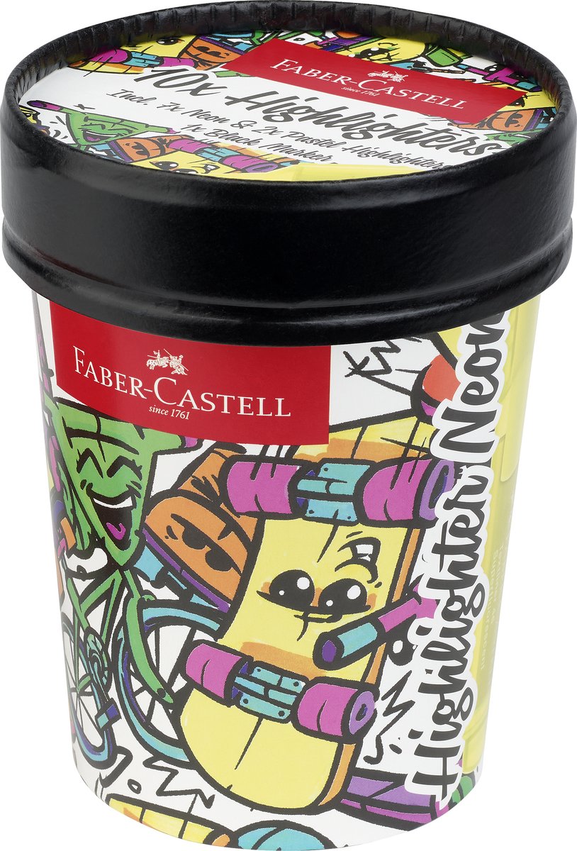 Markeerstiften Faber Castell 46 ijsbeker 10 stuks - FC-254695