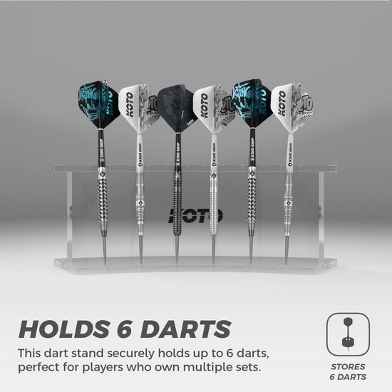 KOTO 6 Holes Wave Darts Display - Dartpijl Houder van KOTO — afbeelding 3