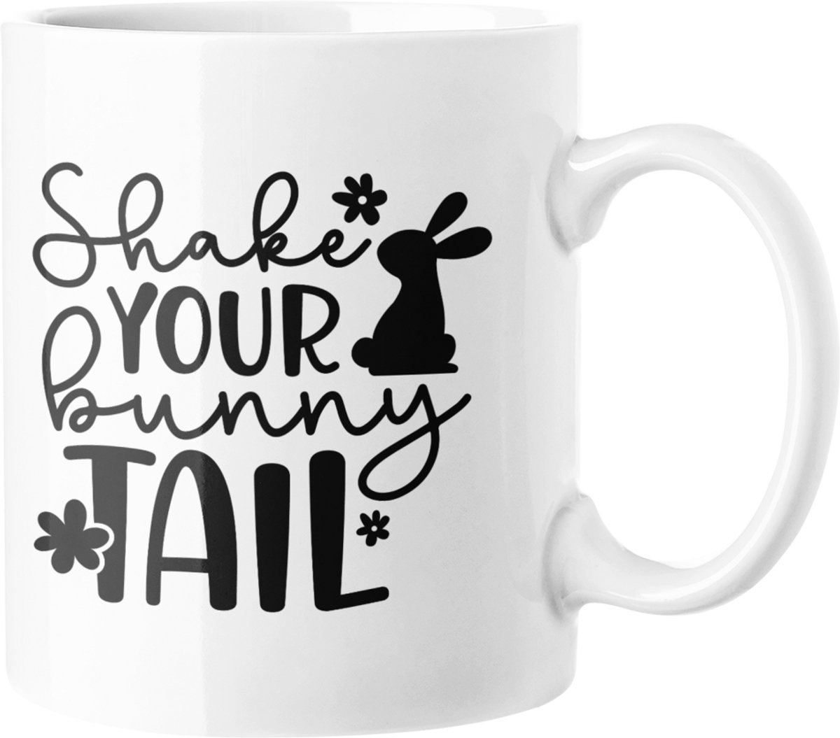 Shake Your Bunny Tail Paasmok - Leuke Konijn Lente Koffiekop Cadeau