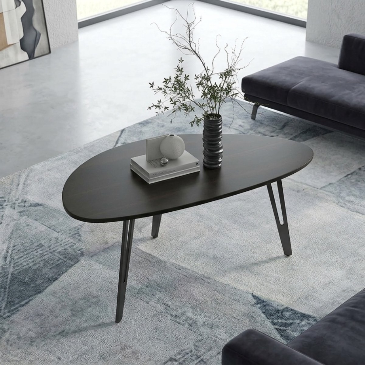 Luxe Salontafel – Zwart – Industrohome