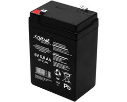 Onderhoudsvrije gel-batterij met een capaciteit van 5Ah - 6V