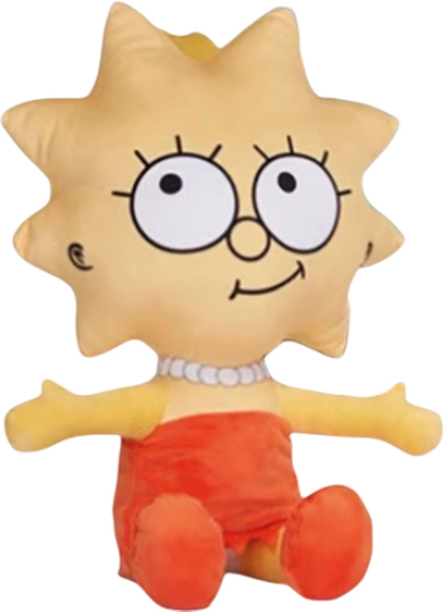 Lisa - The Simpsons Pluche Knuffel 46 cm - Speelgoed Knuffels voor Kinderen Jongens Meisjes