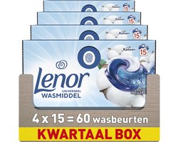 Lenor All-in-1 Wasmiddel Pods - Katoen Fris - 4 x 15 stuks