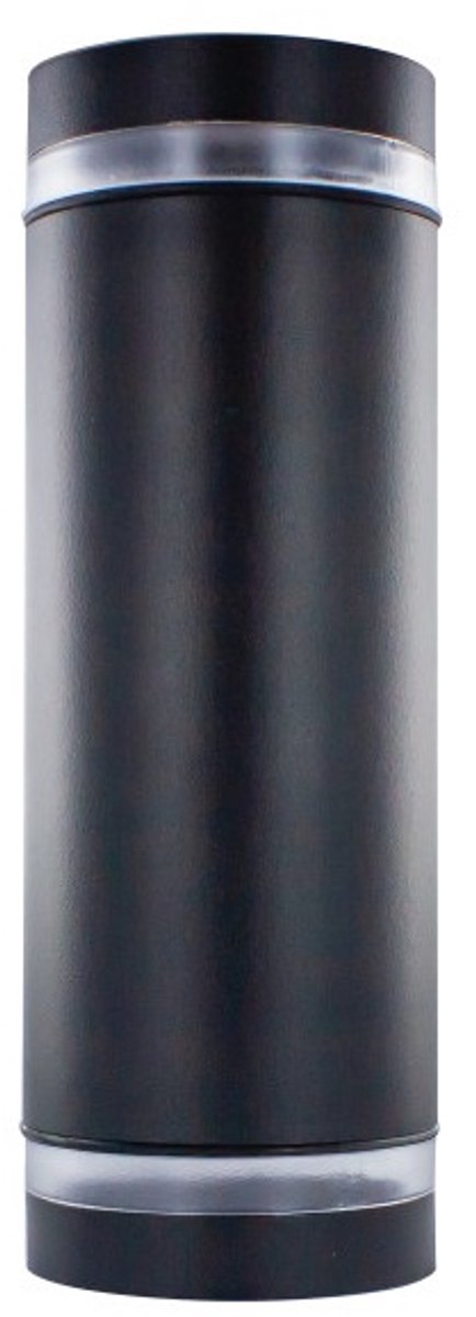 Integral wandlamp zwart IP65 Up&Down voor 2x GU10 LED lamp (niet inbegrepen) Buitenlamp | 2x GU10 | Max 2x 5W exclusief