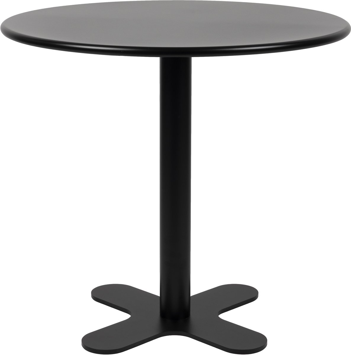 Novel Collection - Bijzettafel Sanjay - Zwart - 80x80x74 cm