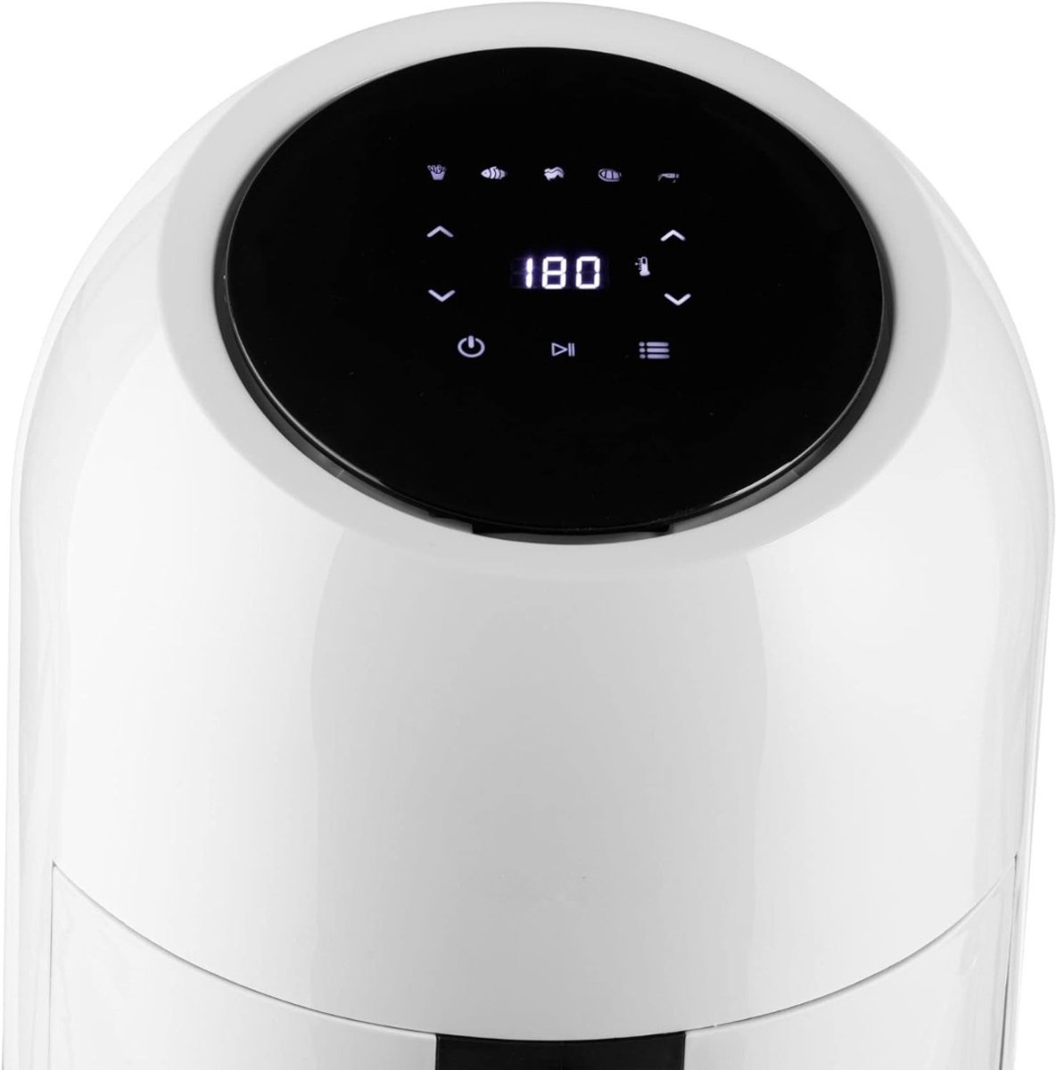RUX® Airfryer xl - Airfryer xxl - Heteluchtfriteuse - 3,5 Liter - 5 vooraf ingestelde programma's - Wit - 28cm x 29cm x 37cm