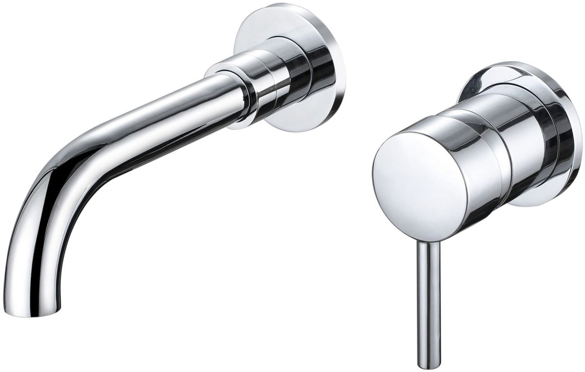 H&F Inbouw Wastafelmengkraan Chroom – Inclusief Inbouwdeel – Moderne Design Kraan – Waterbesparend – Badkamer Kraan Duurzaam & Stijlvol