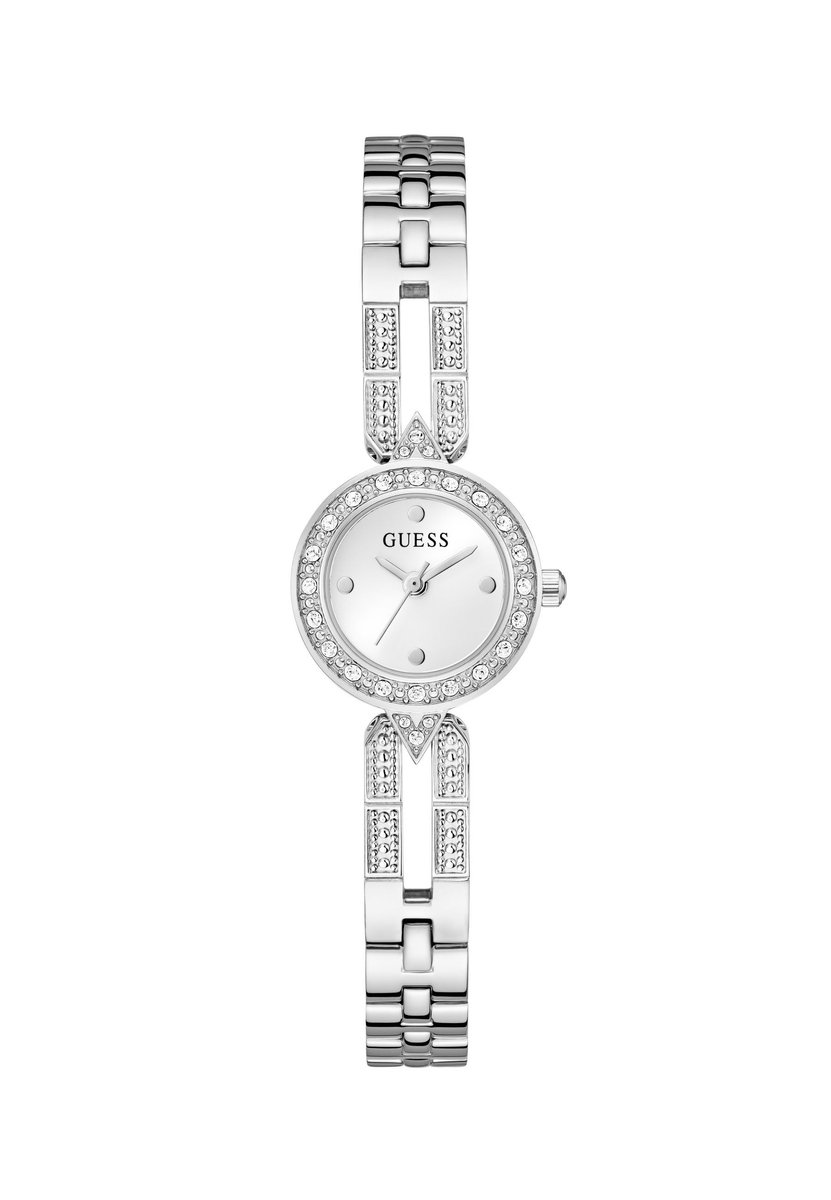 Guess Cassidy Quartz Analoog Horloge Silver Tone Kast: 100% Roestvrij Staal | Armband: 100% Roestvrij Staal 23 mm GW1016L1, GW1016L2