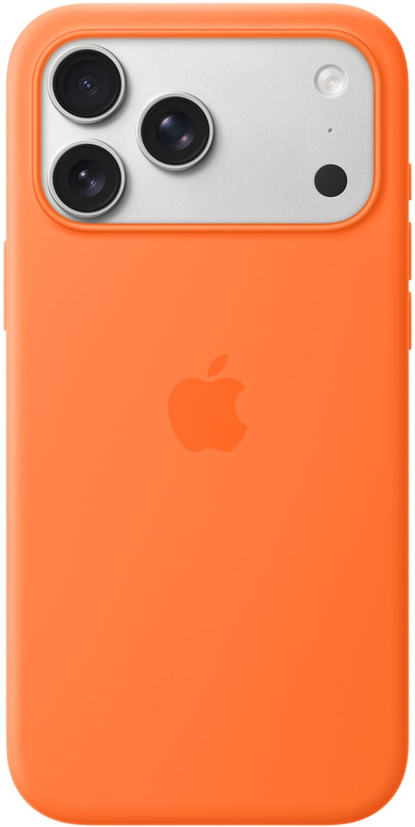 Apple Siliconenhoesje met MagSafe voor de Apple iPhone 17 Pro Max - Orange