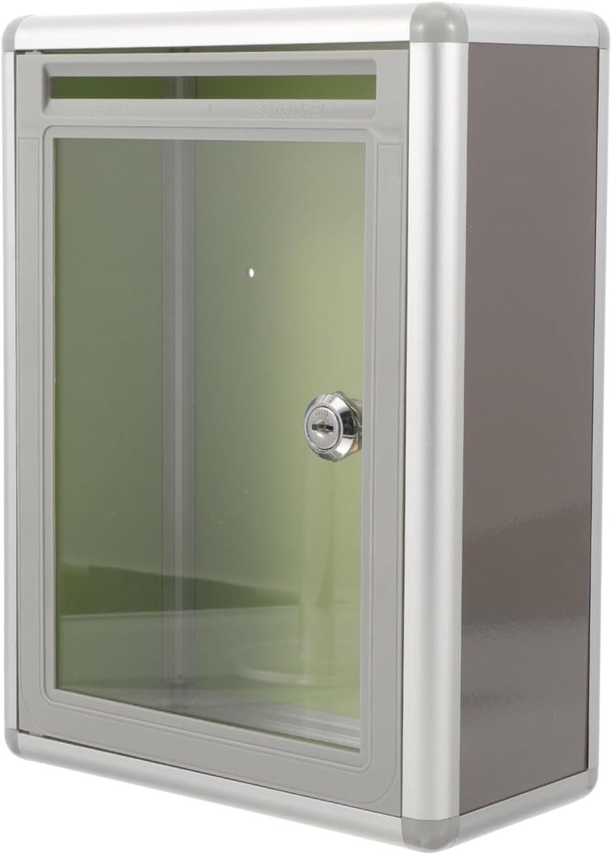 Transparante acryl brievenbus voor kantoor - Compacte en discreet ontwerp met suggesties en claims, eenvoudig te installeren