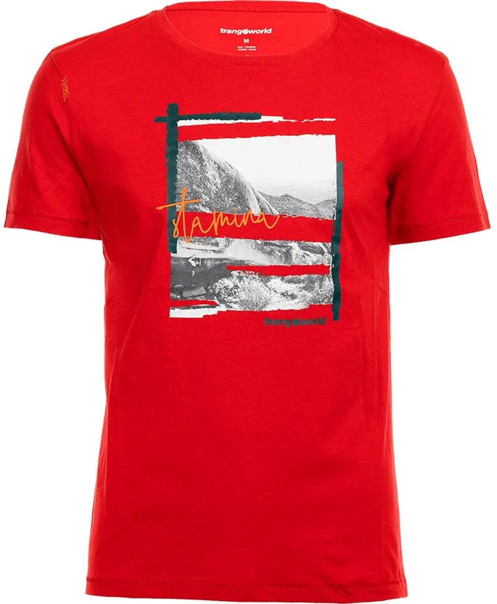 Trangoworld Stamina T-shirt Met Korte Mouwen Man Rood