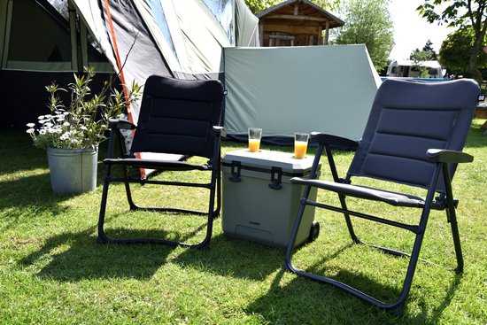 Travellife Barletta Compact Camping Standenstoel Zwart - In 3 standen verstelbaar - Comfortabele 2D mesh bekleding - Gemakkelijk mee te nemen van Travellife — afbeelding 5